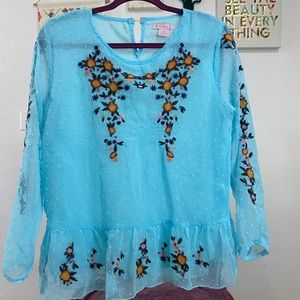 Cristina Embroidered Blouse